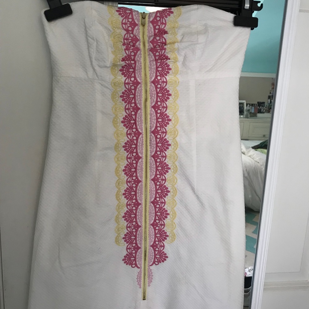 Lilly Pulitzer strapless dress